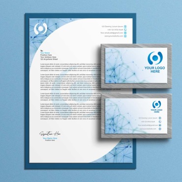 Technology Company Corporate Identity 302184