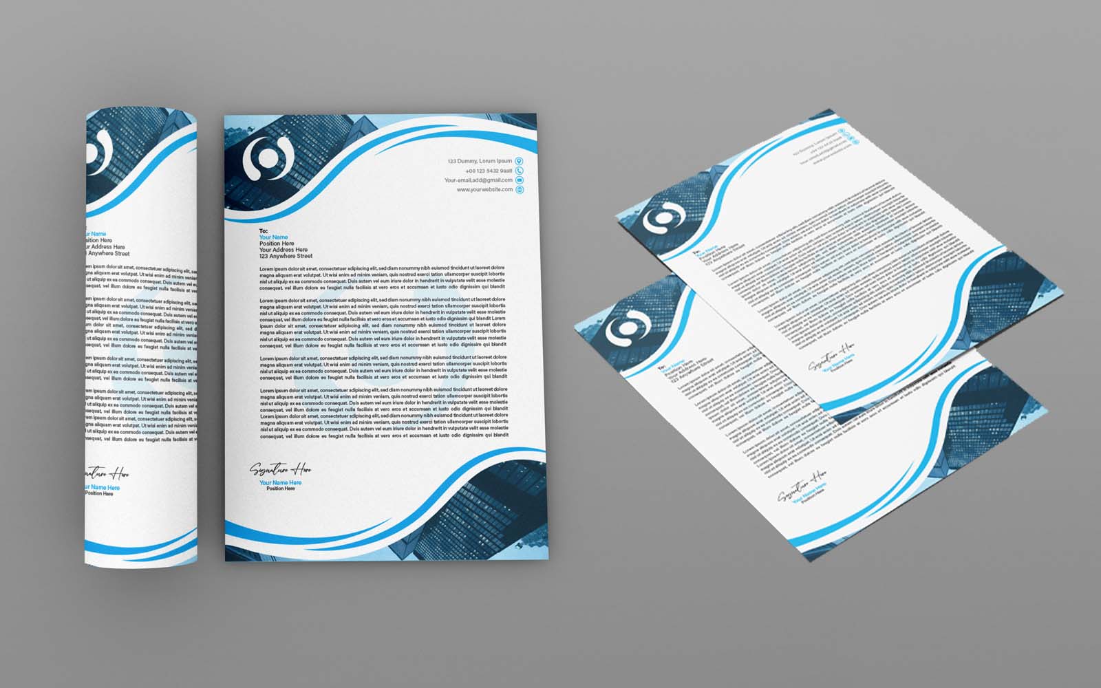 Professional And Creative Company Letterhead - Corporate Identity