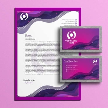 Gradient Liquid Corporate Identity 302188