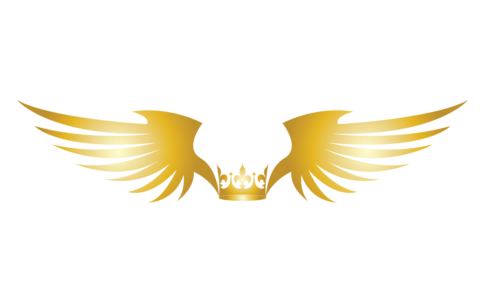 Wings Crown Logo And Symbol Vector 2