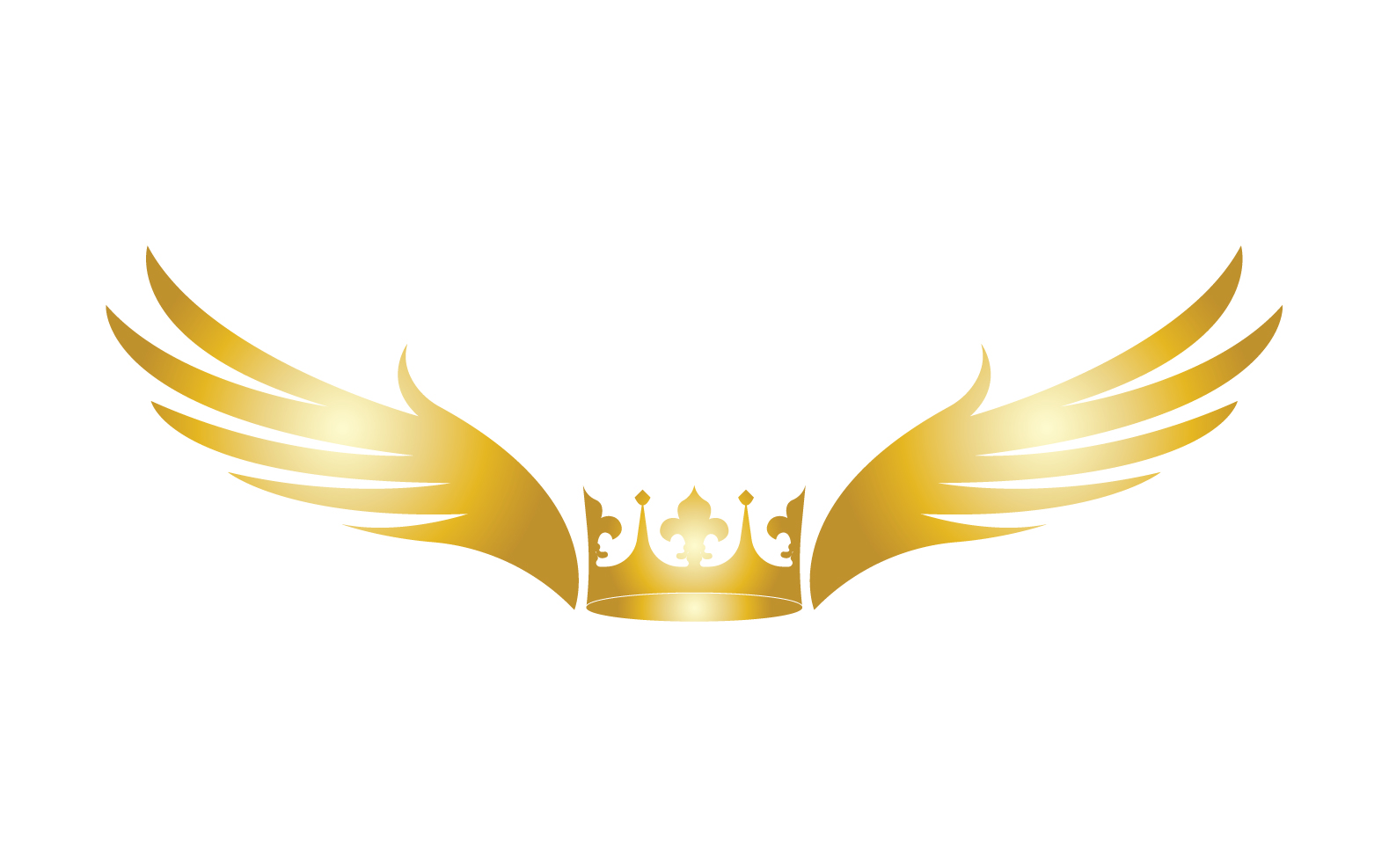 Wings Crown Logo And Symbol Vector 4