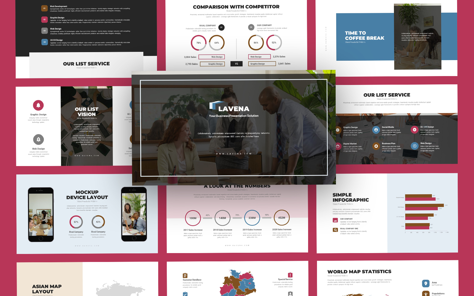 Lavena Business Startup Google Slides Template