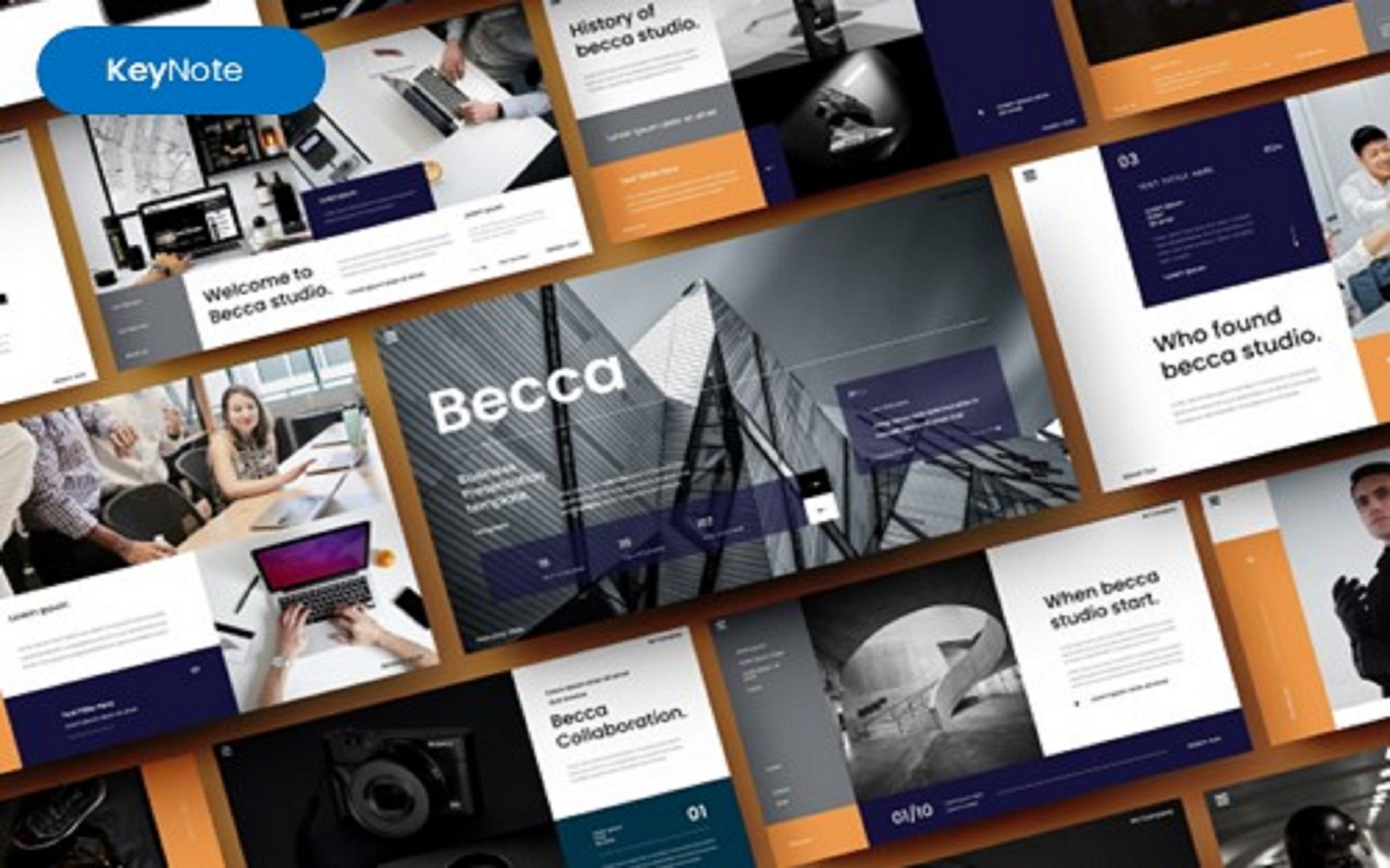Becca – Business Keynote Template