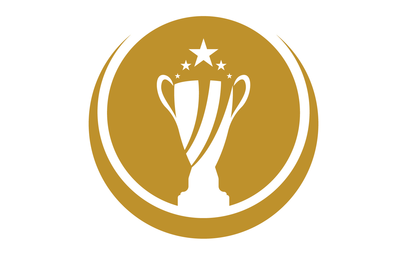 Golden Trophy Cups And Awards Logo 17