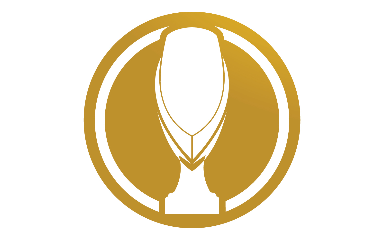 Golden Trophy Cups And Awards Logo 25