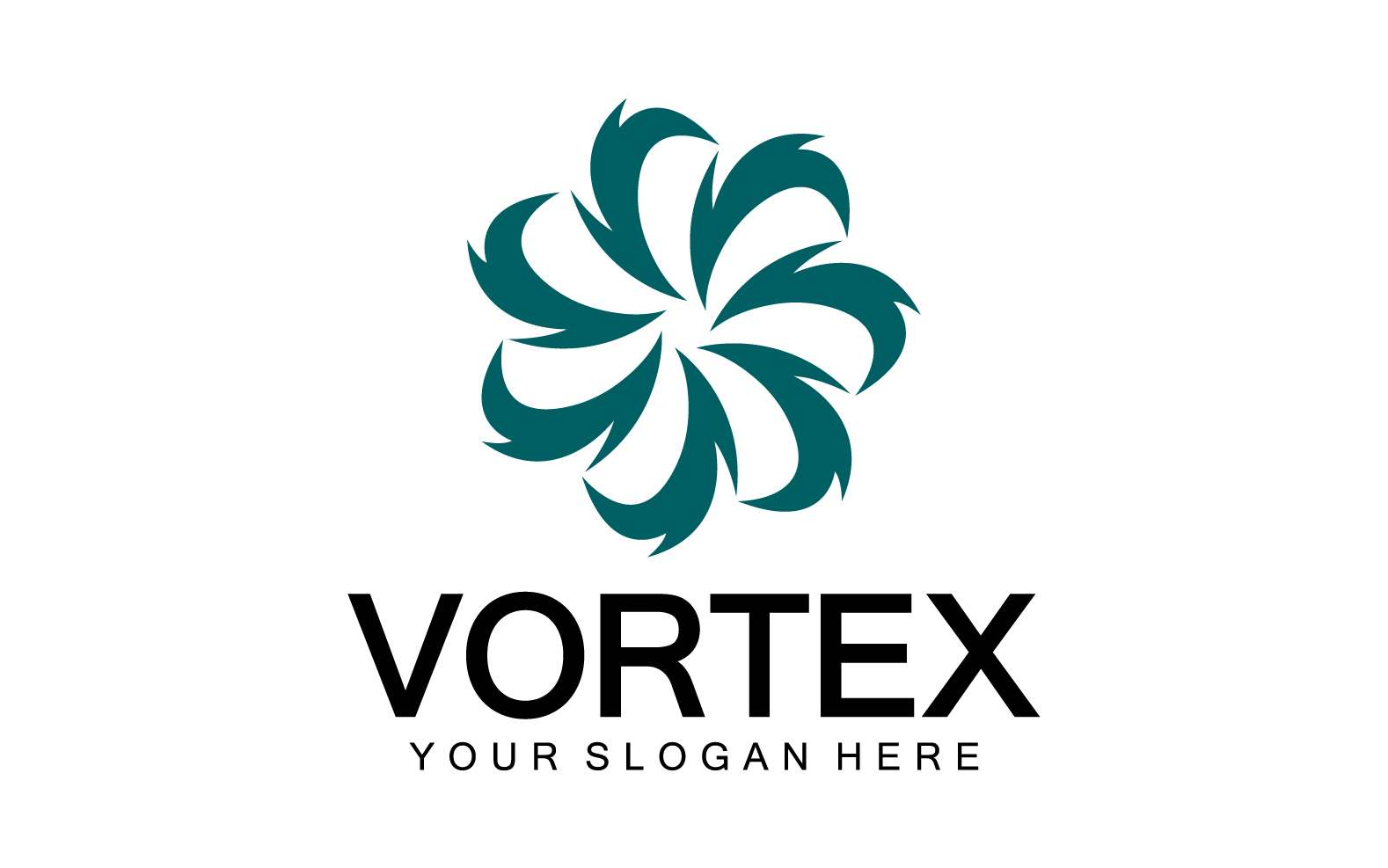 Vortex Circle Ring Vector Logo Tempate 15