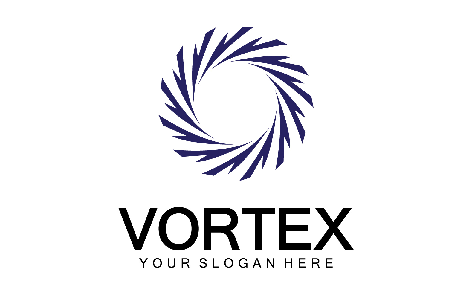 Vortex Circle Ring Vector Logo Tempate 21