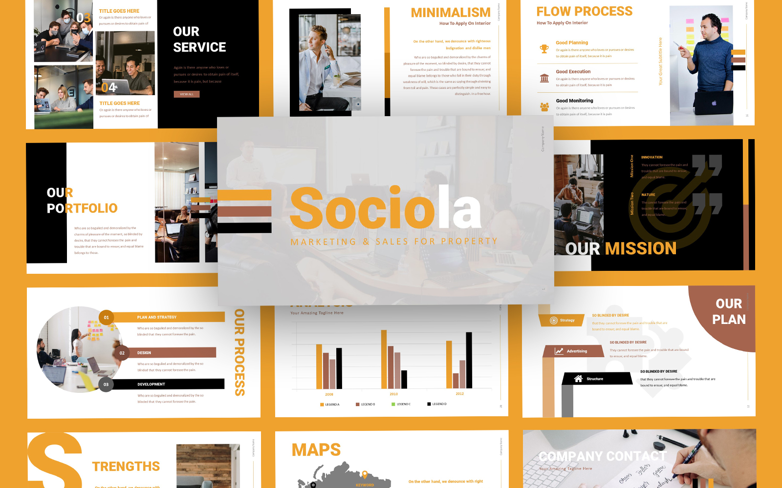 Sociola Business Keynote Template