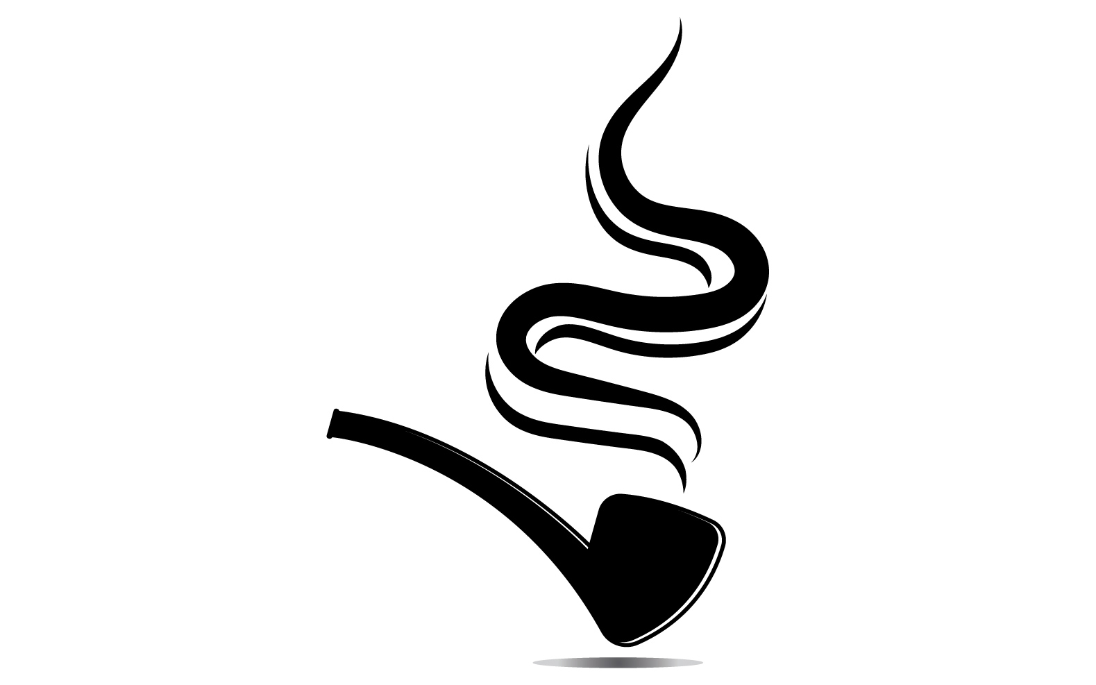 Pipe Smoking Logo Icon Vector Illustration Design 12