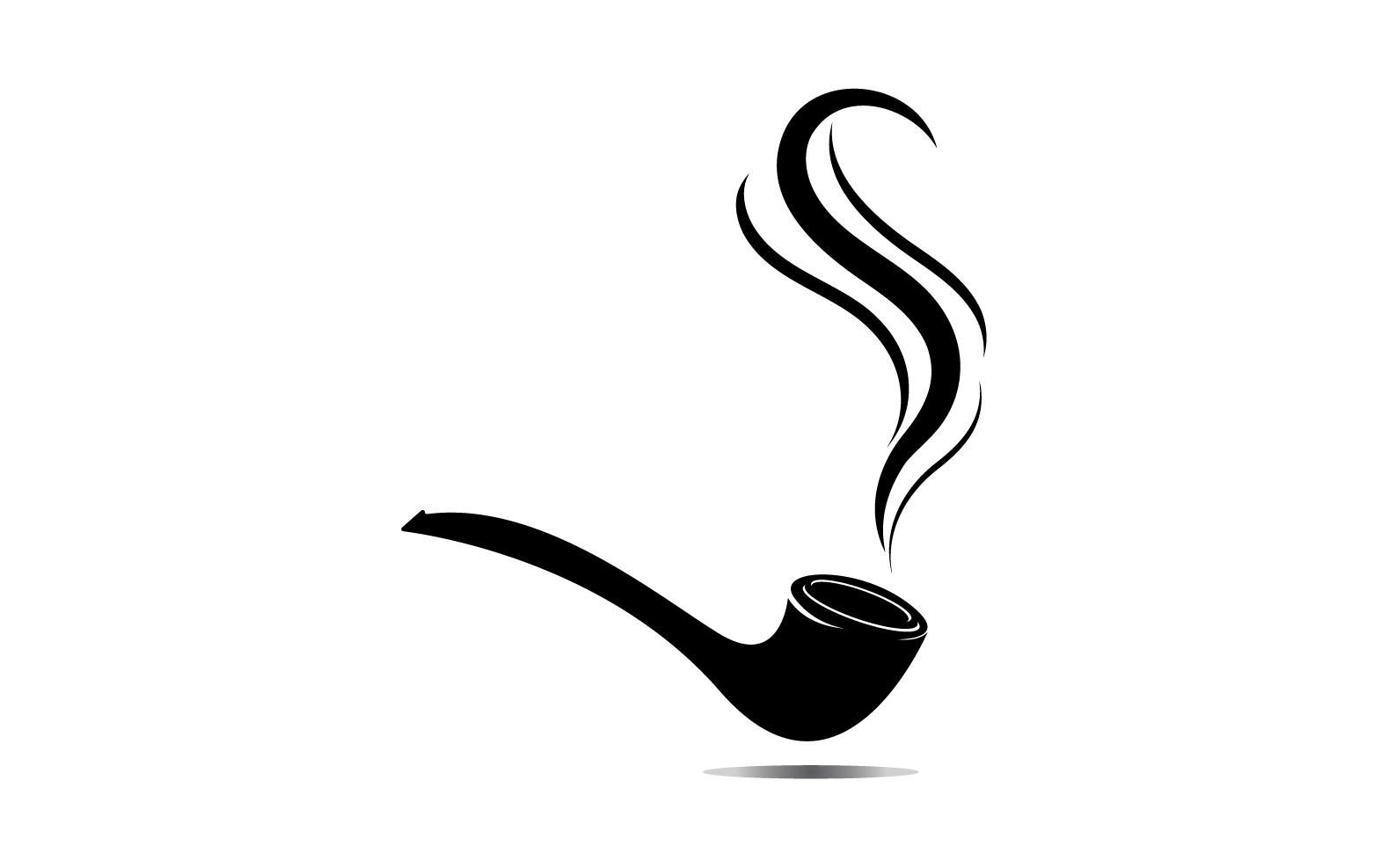 Pipe Smoking Logo Icon Vector Illustration Design 23