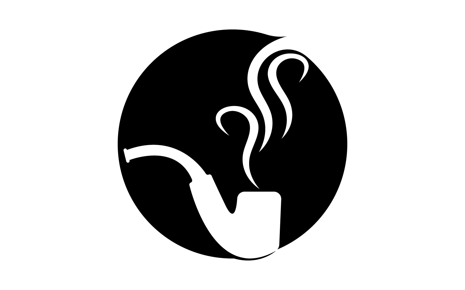 Pipe Smoking Logo Icon Vector Illustration Design 26
