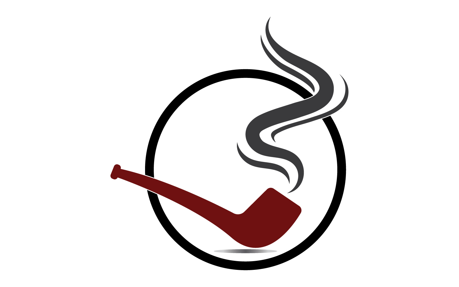 Pipe Smoking Logo Icon Vector Illustration Design 35