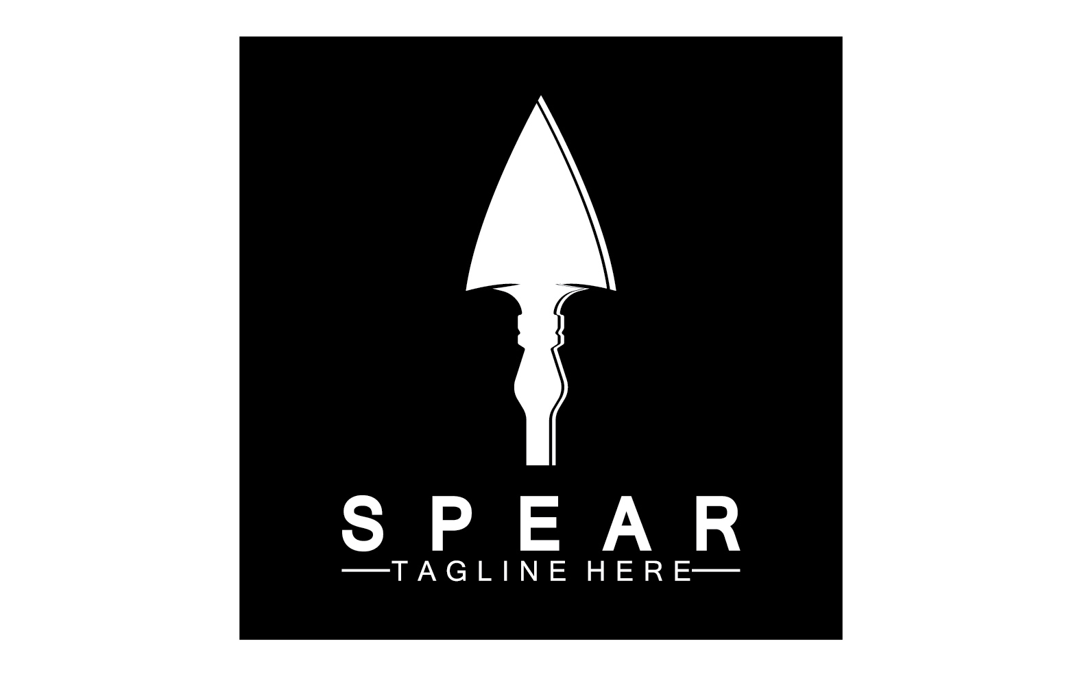 Spear Logo Lcon Vector Illustration Design 6