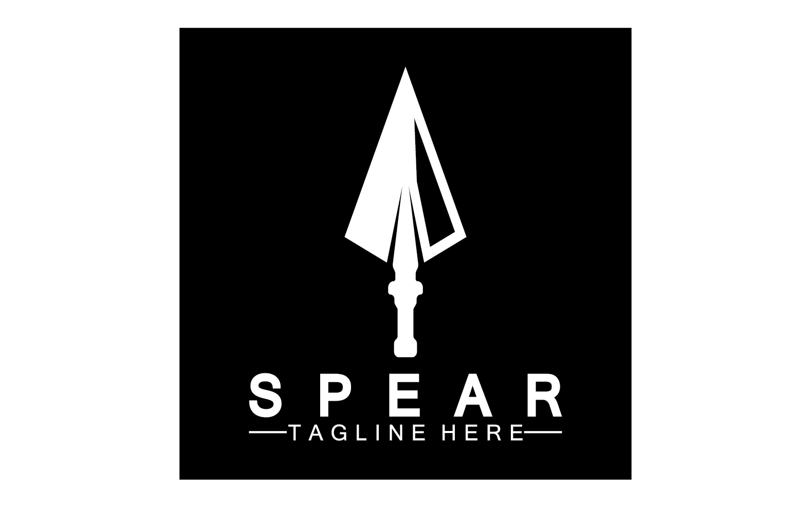 Spear Logo Lcon Vector Illustration Design 14