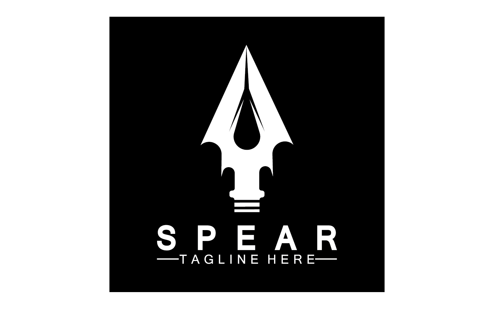 Spear Logo Lcon Vector Illustration Design 19