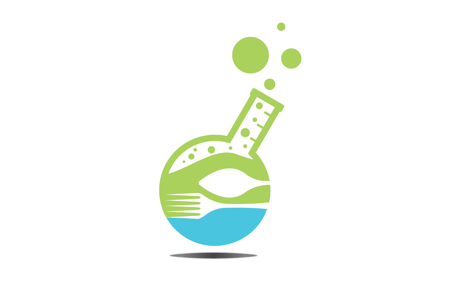 Food Lab logo Vector Icon Illustration Design Template 16