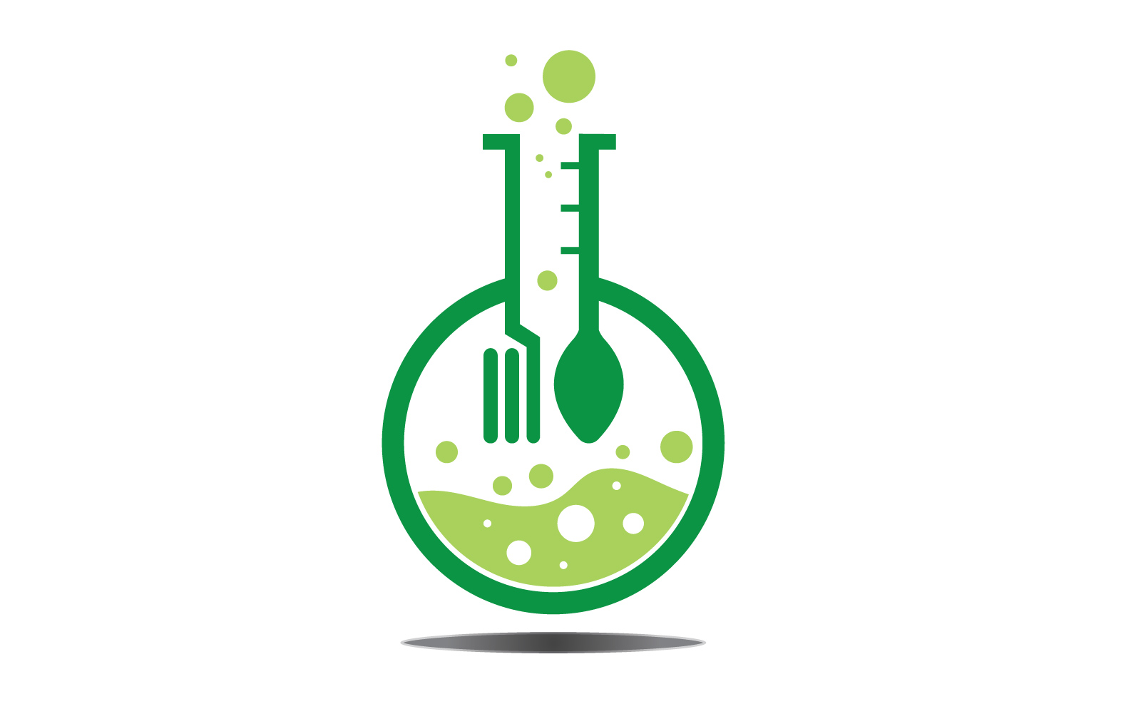 Food Lab logo Vector Icon Illustration Design Template 19