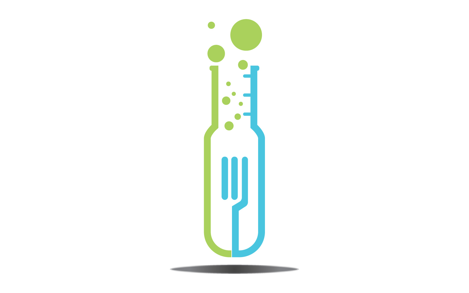 Food Lab logo Vector Icon Illustration Design Template 20