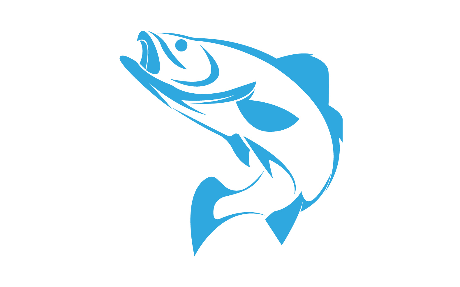 Fish Abstract Icon Design Logo V10