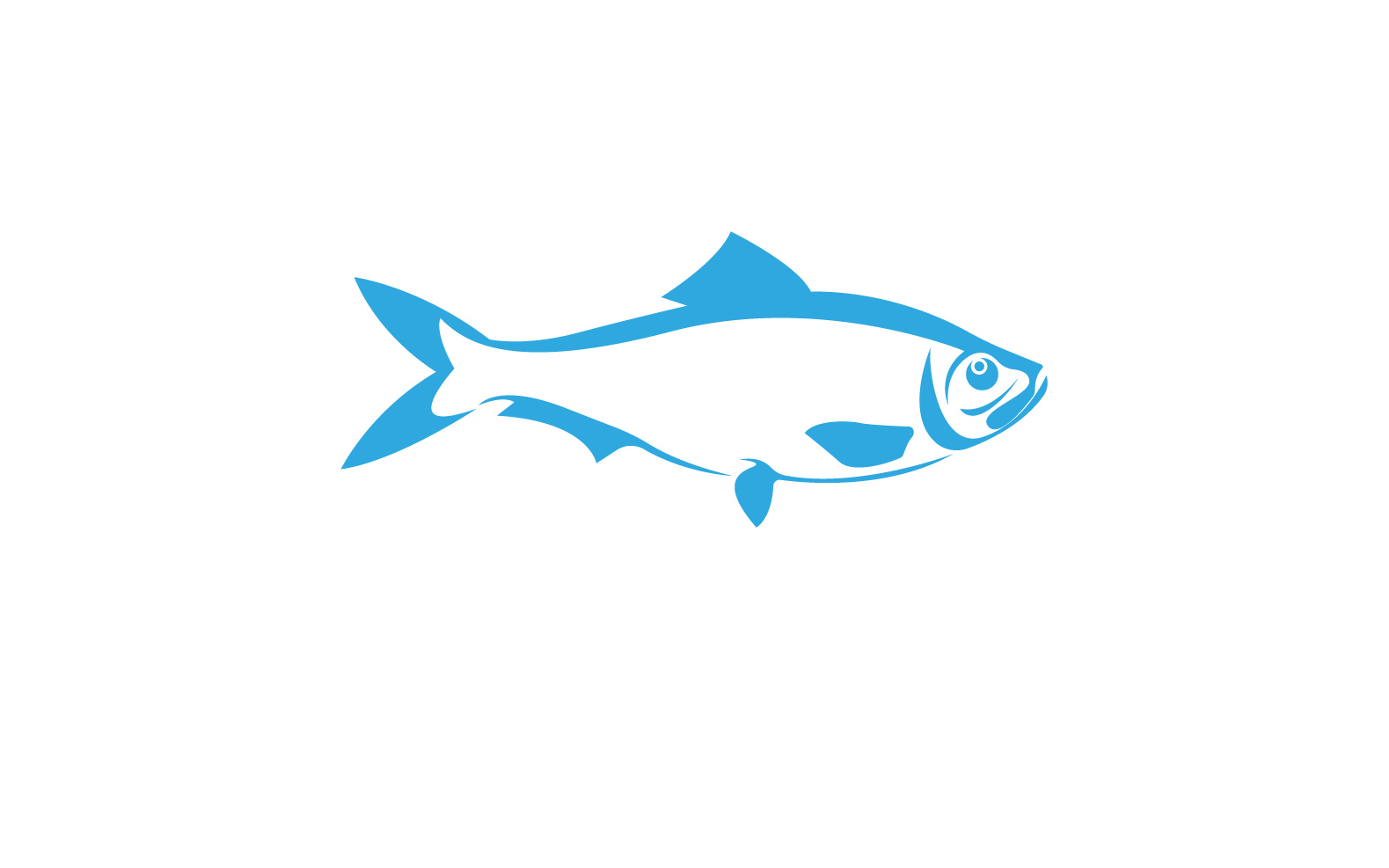 Fish Abstract Icon Design Logo V20