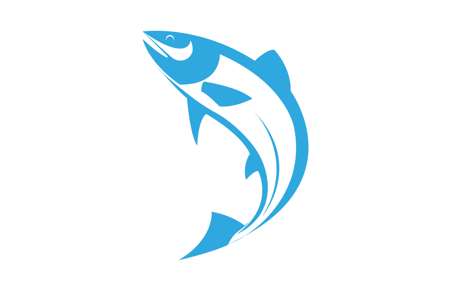 Fish Abstract Icon Design Logo V22