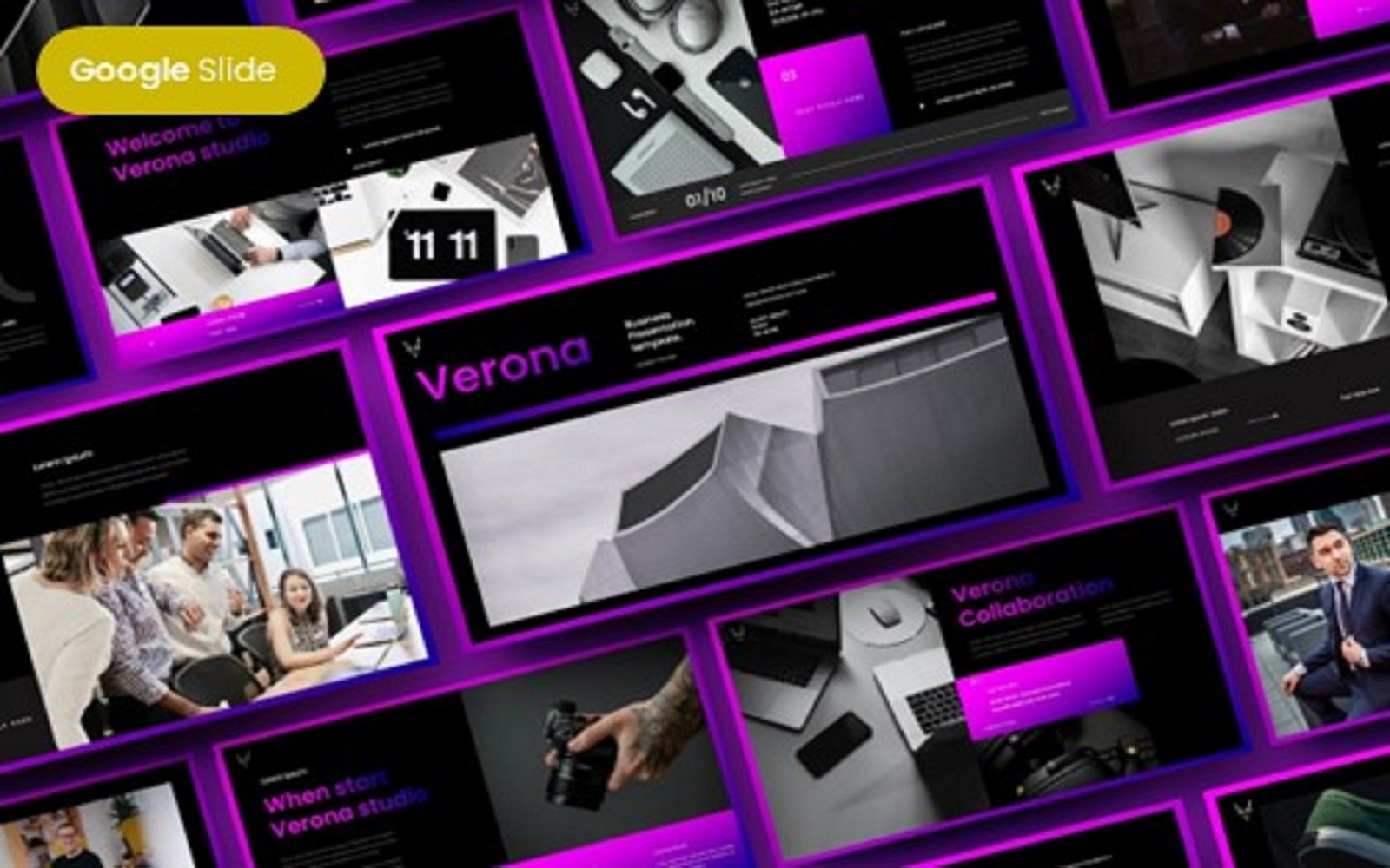 Verona - Business Google Slide Template