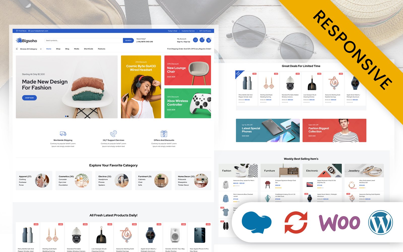 Bigsoho - Multipurpose Premium WooCommerce Responsive Theme