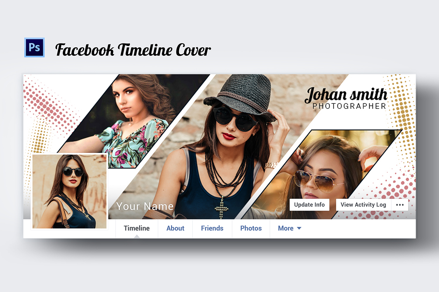 Facebook Cover Template For Photographer