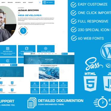 Business Clean WordPress Themes 304314