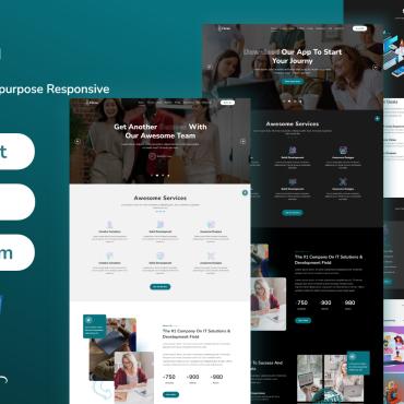 App Bootstrap Landing Page Templates 304455
