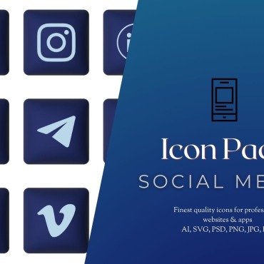 Media Social Icon Sets 304500