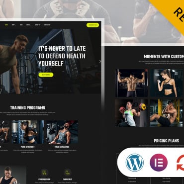 Bodybuilder Bodybuilding WordPress Themes 304562