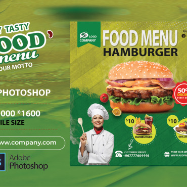 Menu Food Corporate Identity 304596