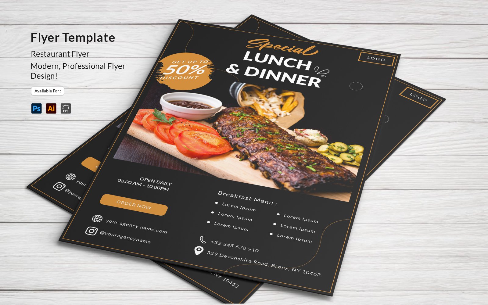 Restaurant Food Menu Flayer