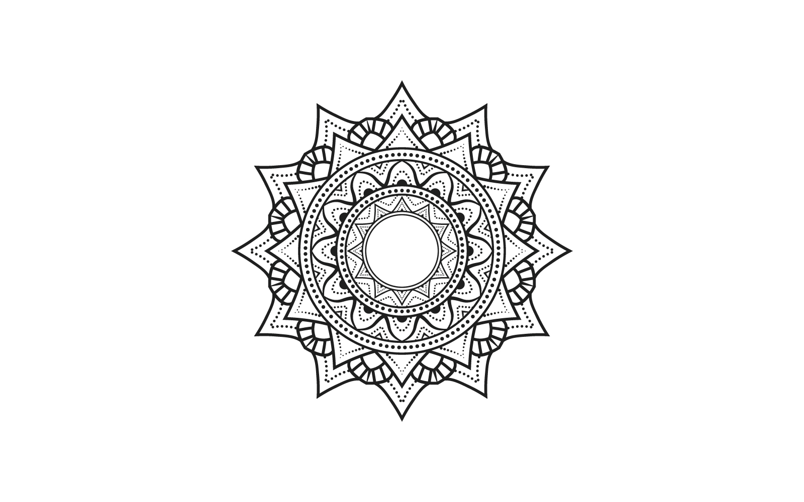 Luxury Ornamental Mandala Design, Flowers Coloring Page For Kdp Interiors