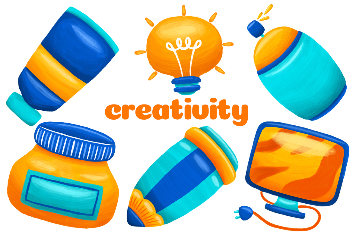 Creativity Element Illustration Pack #02