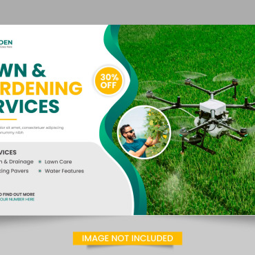 Lawn Landscape Illustrations Templates 304660