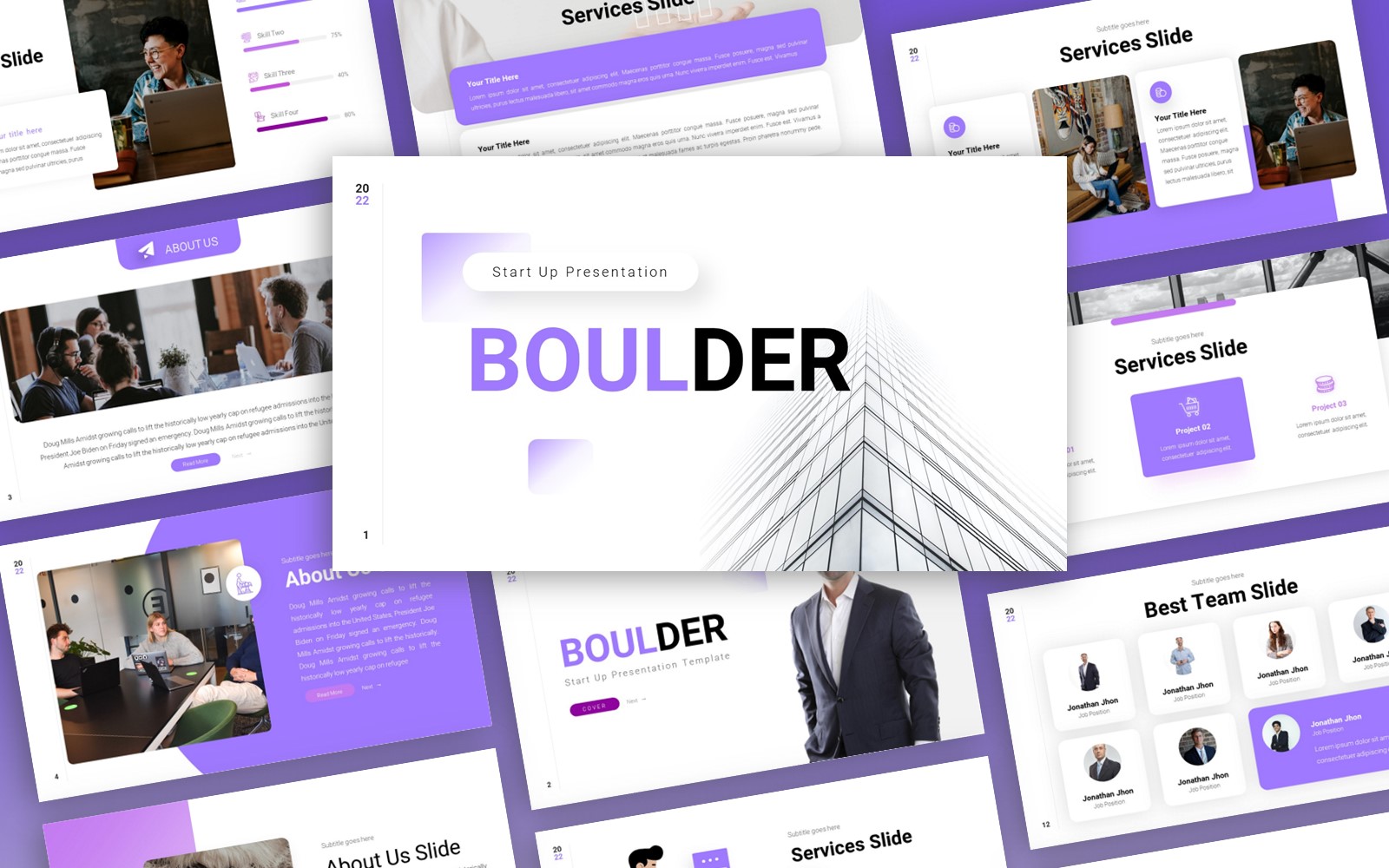 Boulder - Start Up Multipurpose PowerPoint Template
