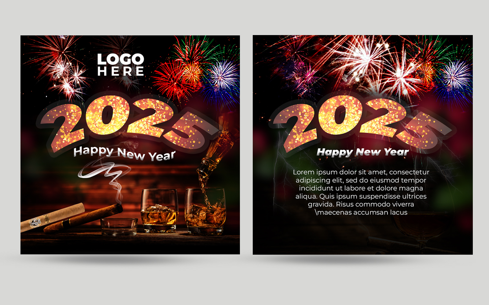 Happy New Year Flyer design