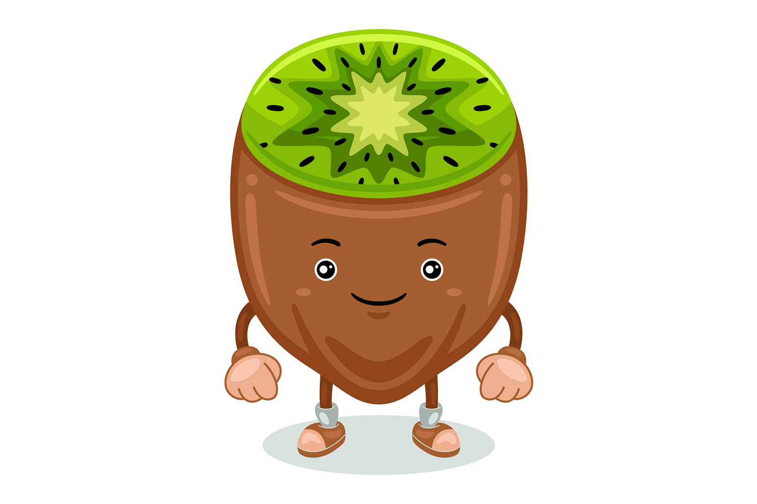 Kiwi Mascot Character Vector Illustration