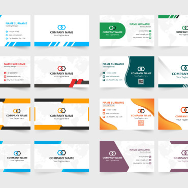 Card Contact Corporate Identity 304792