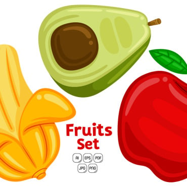 Food Fruit Vectors Templates 304796
