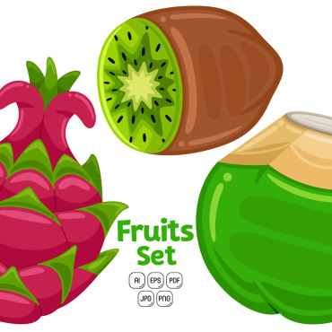 Food Fruit Vectors Templates 304798