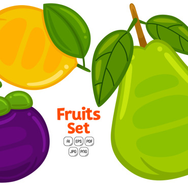 Food Fruit Vectors Templates 304799