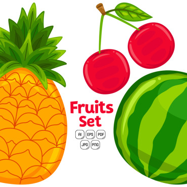 Food Fruit Vectors Templates 304801