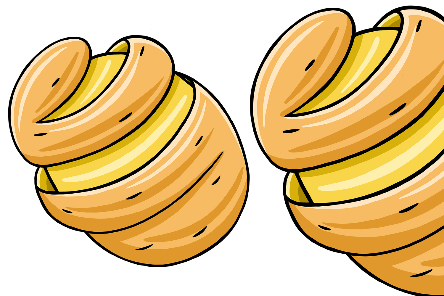 Potatoes Vector Illustration