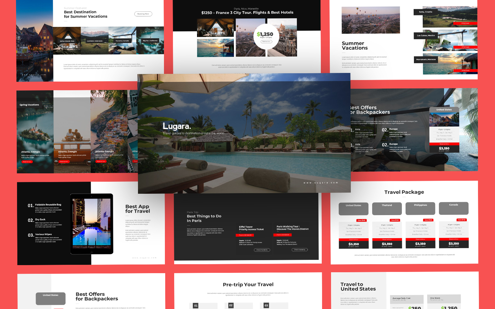 Lugara Travel Guides Keynote Template