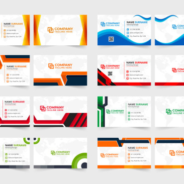 Card Contact Corporate Identity 304913