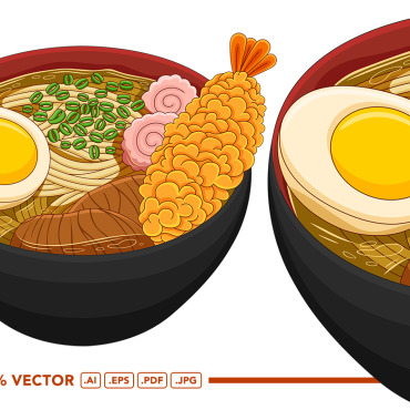 Illustration Udon Vectors Templates 304952