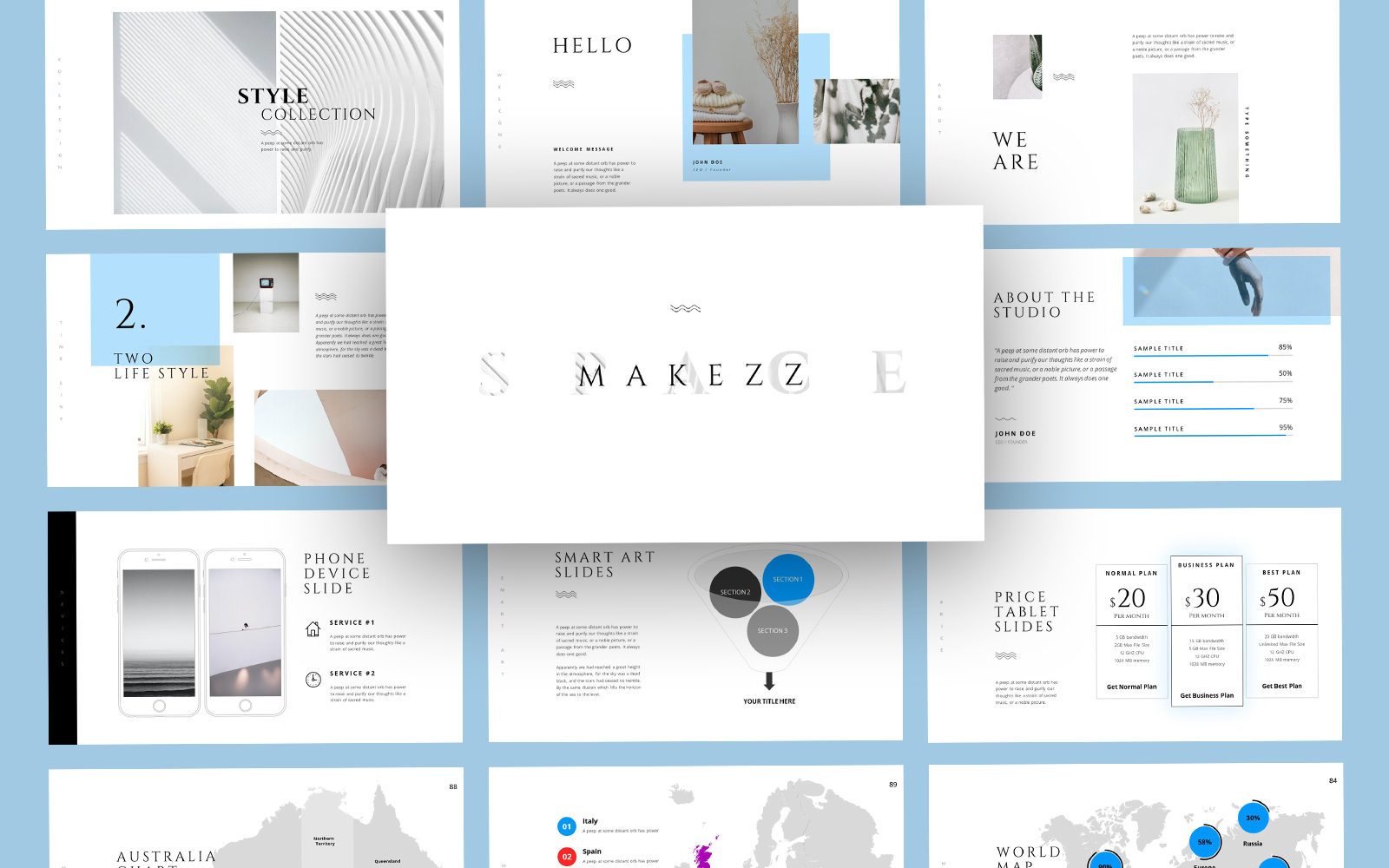 Makezz Modern Business Keynote Template